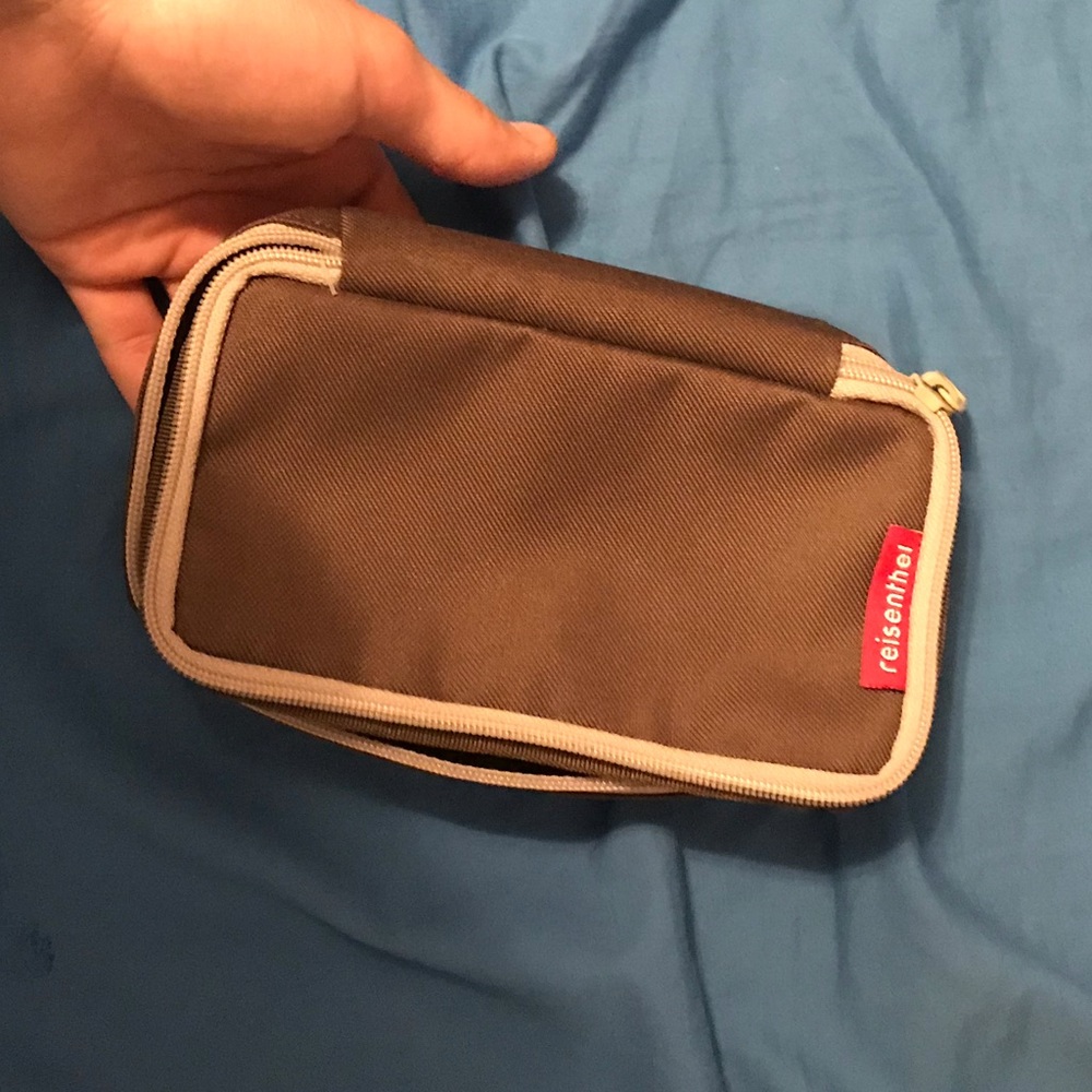 A hand bag perfect for a trip